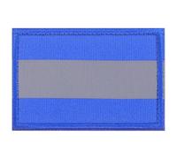 POPETPOP Parche de Seguridad Reflectante Autoadhesivo Azul de Nailon para Mochilas y Bolsas, Fácil Aplicación, Visibilidad Nocturna y Prevención de Accidentes de Tráfico