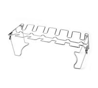 POPETPOP Parrilla Portátil de Acero Inoxidable Plegable para Barbacoa Plata para Muslos de Pollo para Acampada y Asados al Aire Libre