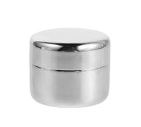 POPETPOP Pastillero Metálico Portátil Grande de Acero Inoxidable Caja Redonda Hermética para Medicamentos Organizador de Bolsillo Resistente a Fugas Adecuado para Viaje y Uso Diario