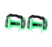 POPETPOP Patines Luminosos para Zapatos de Skate Brillantes Ajustables con Ruedas Ligeras Obsequio Caminatas al Aire
