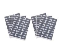 POPETPOP Pegatinas Adhesivas de Panel Solar para Maquetas Arquitectónicas, 6 Hojas para Dioramas y Paisajes en Miniatura, Accesorios Autoadhesivos para Proyectos de Construcción