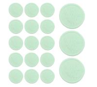 POPETPOP Pegatinas de Lacre Autoadhesivas para Sobres de Invitación de Boda 25 Unidades en Color Verde Claro Diseño Vintage Floral Sellos para Manualidades y Scrapbooking Cierre