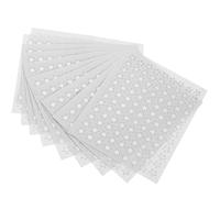 POPETPOP Pegatinas de Recompensa Aula, 10 Hojas de Estrellas Plateadas de 0,8 Cm, Calcomanías Autoadhesivas de Papel Impreso de Alta Definición, Ideales para Estudiantes y Material Escolar