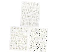 POPETPOP Pegatinas de Uñas Decorativas Autoadhesivas para Manicura Creativa Accesorios Nail Art para Mujeres y Principiantes