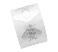 POPETPOP Pegatinas para Guía de Manicura de Aluminio en Rollo para Extensión de Uñas, Accesorio Conveniente para Usuarios de Nail Art y Técnicos Profesionales en Salón o Casa