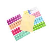 POPETPOP Pegatinas Teclado Piano Coloridas para Organo Electrónico Etiquetas Numéricas Resistentes para Principiantes Fácil Aplicación y Aprendizaje