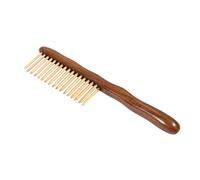 POPETPOP Peine de Masaje de Sándalo Marrón de Dientes Anchos para Cabello | Masaje del Cuero Cabelludo, Peinado Cómodo, sin Olor, Fácil de Limpiar, para Uso Familiar Diario