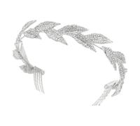 POPETPOP Peineta de Novia con Cristales Brillantes Tocado Elegante de Aleación para Boda Accesorio para Cabello Femenino Cómodo y Ligero para Sofisticado