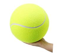 POPETPOP Pelota De Tenis Gigante para Perros Grande 24 Cm De Nylon Suave Resistente para Entrenamiento Interactivo y Juegos Al Aire Libre Mascotas Perros Adultos