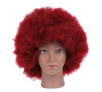 POPETPOP Peluca Afro Rizada Corta para Mujer Negra Peluca Sintética Resistente al Calor con Rizos Naturales para Fiesta Cosplay y Uso Diario