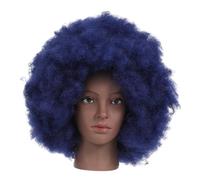 POPETPOP Peluca Rizada Africana para Mujeres Negras de Cabello Sintético Corto y Rizado para Fiestas Temáticas de Rol y Uso Diario