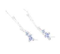 POPETPOP Pendientes Colgantes con y de Circonita Diseño con Borlas que Mueven Suavemente Joyería para Mujer Elegante para Bodas y Fiestas Accesorios Versátiles para