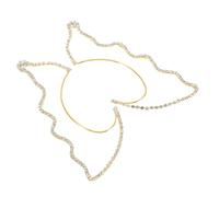 POPETPOP Pendientes de con de Brazalete de Cartílago Ergonomico Clips sin Perforación para Mujer Joyas Doradas para Fiesta y Cosplay