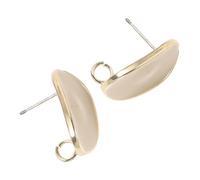 POPETPOP Pendientes Delicados De S925 Plata, Pendientes Pequeños Mujer, Gota Elegante, Diseño Sencillo, Ajuste Cómodo, Color Caqui, Accesorios Moda Para Mujer Diaria