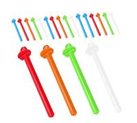 POPETPOP Percha para Pájaros Rascadora De Plástico Resistente 20 Varillas Multicolor para Afilar Garras, Soporte para Jaulas De Periquitos y Pinzones, Accesorios para Aves Pequeñas Jaulas