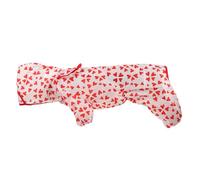 POPETPOP Perros Medianos con Capucha Poncho Ligero y Transpirable para Mascotas Exterior Ropa de Poliéster Resistente para Días de Lluvia y Fácil de Guardar y Usar