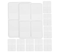 POPETPOP Pestañas Adhesivas para Índices Blancas de Doble Cara 1 Pulgada 10 Juegos 80 Páginas por Set Marcadores de Página para Archivar Clasificar Documentos y Anotaciones Escolares