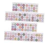 POPETPOP Pestañas Bíblicas Autoadhesivas Bohemio 10 Hojas Índice para Biblia y Libros, Mini Etiquetas Adhesivas para Estudio Bíblico, Accesorios de Organización para Mujeres y Hombres