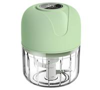 POPETPOP Picadora de Ajo Eléctrica Compacta Portátil Máquina de Puré de Ajo Inalámbrica Triturador y Cortador de Verduras para Cocina Doméstica para Cebolla y Jengibre