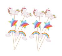 POPETPOP Piezas De Palillos Para Decoración De Tartas Decoraciones De Princesa Para Fiestas Adornos Para Cupcakes Palillos Para Insertar En Tartas Decoración Para Cupcakes