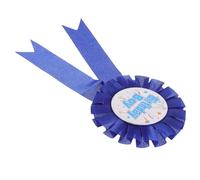 POPETPOP Pin de Hojalata Forma de Cinta para Cumpleaños, Accesorio Versátil y Cómodo en Color Azul, Adecuado para Adorno y Regalos de Cumpleaños