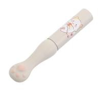 POPETPOP Pincel de Labios de Silicona Aplicador de Labios de Silicona Cabeza Redonda y Aluminio Aplicación Uniforme Anti Manchas con Tapa para Rutina de Maquillaje y Llevar en Neceser