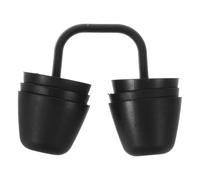 POPETPOP Pinza Nasal de Silicona Negra para Natación, Ajustable y Antideslizante, Tapones Nasales Reutilizables para Adultos, Bloqueo Eficaz de Agua, Accesorio Esencial para Entrenamiento