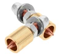 POPETPOP Pinzas de Cobre para Reparación de Chapa Metálica de Automóviles, Agarre Sólido y Rápida, Accesorios para Máquinas Extractoras de Abolladuras, 2 Piezas
