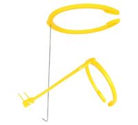 POPETPOP Pinzas de Inseminación Porcina 2 Unidades Soporte para Inseminación Artificial de Cerdas en Granja Acero Inoxidable Grande y Plástico Pequeño Herramienta Duradera para Granjas