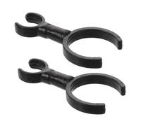 POPETPOP Pinzas Para Micrófono De Instrumento De Viento, Soporte Ajustable Para Flauta Dulce y Travesera, Accesorio De Clip Resistente Para Grabación y Actuaciones, Paquete De 2 Unidades