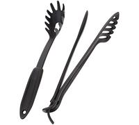 POPETPOP Pinzas para Pasta Reutilizables 2 Piezas Pinzas Multifuncionales de Nailon Diseño Ergonómico Utensilios de Cocina para Espaguetis para y Picnic