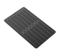 POPETPOP Placa de Almacenamiento de Frases Metálicas de Acero Inoxidable Resistente al Agua Fuego Tamaño Compacto para 24 Palabras Grabado de Precisión para Billeteras de Hardware y