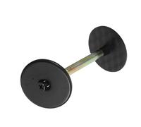 POPETPOP Placa de para Agujero de Puerta Antirobo Diámetro Aleación de Zinc Protector de Mirilla Redondo Compatible con Puertas de Madera y Metal Seguridad y Decoración