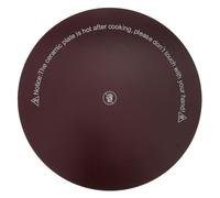 POPETPOP Placa de Repuesto para Cocina de Inducción de 205 MM Vidrio Microcristalino Resistente al Calor Placa Conductora Térmica Circular para Hornos y Cocinas Eléctricas Accesorio