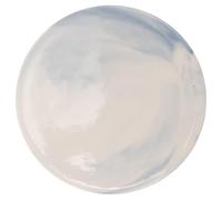 POPETPOP Placa para Sellos de Cera Cerámica Azul Redonda Tapete para Sellos de Lacre Soporte Estable y Duradero para Manualidades y Suministros Hogar