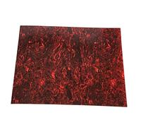 POPETPOP Placa Protectora Autoadhesiva De Pvc Para Guitarra Acústica Diseño Tortuga Rojo y Negro Antirayaduras Decorativa y Ligera Para Guitarristas