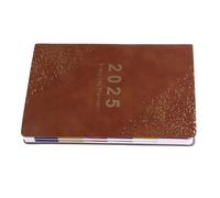 POPETPOP Planificador Diario Portátil con Calendario Anual Agenda Académica para Oficina y Cuaderno Resistente para Programación y Notas Diarias