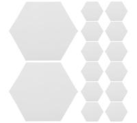 POPETPOP Plantillas de Patchwork Hexagonales de Papel para Coser 40 Mm, 200 Piezas para Paper Piecing, Herramientas de Acolchado Precisas para Manualidades y Costura DIY