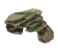 POPETPOP Plataforma de Escalada para Tortugas y Reptiles Ornamento Acuático de Resina Refugio Multifuncional para Peceras y Terrarios para Tortugas y Cangrejos Ermitaños