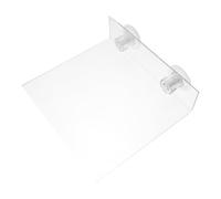 POPETPOP Plataforma para Pájaros con Ventosa de Acrílico, Soporte Resistente para Perchas de Periquitos y Loros, Adecuado para Ducha y Paredes