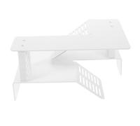 POPETPOP Plataforma para Tortugas de Abs de Color Blanco, Resistente la Abrasión y Anfibia, Adecuada para Terraza de Descanso en Peceras de Reptiles
