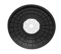 POPETPOP Plato Giratorio para Cinturón de Bicicleta de Fitness, Rueda de Transferencia de Correa, Negro, Abs y Aleación de Aluminio, para Bicicleta de Ejercicio y Fitness, Ciclismo Indoor