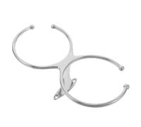 POPETPOP Portavasos Náutico de Acero Inoxidable para Barcos y Autocaravanas Soporte Doble para 2 Bebidas Resistente Corrosión Anillo Antivuelco Adecuado para Yates y Kayaks