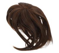 POPETPOP Postizo Cabello Mujer Natural Sintético Ligero con Clip Volumen Topper para Cabello Fino Extensiones Cortas Moda Versátil Cómodo Diario y Fiesta