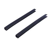 POPETPOP Protector de Cubierta de Patineta de Goma Negra Protección Absorbente 2 Piezas Resistente al Desgaste y Fácil de Instalar para Longboard y Skateboards