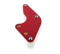 POPETPOP Protector de Guía de Cadena para Motocicleta Todoterreno, Tensor de Cadena Resistente en Material Duradero, Color Rojo, Compatible Motocross y Minimotos para Protección