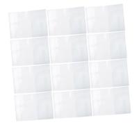 POPETPOP Protector de Pasaporte de PVC Resistente a Golpes y Reutilizable, Funda Transparente para Tarjetas y Billetes, Paquete de 20 Unidades para Viaje y Conferencia