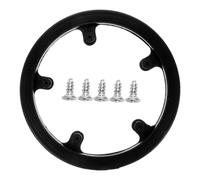 POPETPOP Protector de Plato Bicicleta Dientes Plástico para Montaña y Carretera con Tornillos Cubierta Guardia Cadena Versátil Suciedad y Salpicaduras Accesorio Duradero para y