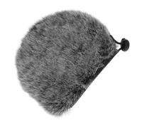 POPETPOP Protector Viento Peludo Para Micrófono Funda Gruesa y Ligera Compatible Cubierta Antipolvo y Salpicaduras Con Cordón