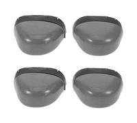 POPETPOP Protectores Metatarsianos de Acero para Calzado Seguridad Laboral Cubrezapatos Antideslizantes 38X2 MM 4 Piezas para Botas Trabajo en Obras y Entornos Industriales